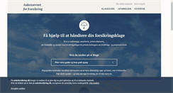 Desktop Screenshot of ankeforsikring.dk